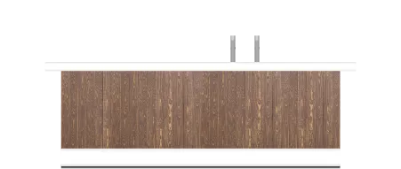 bar lodge hout wit