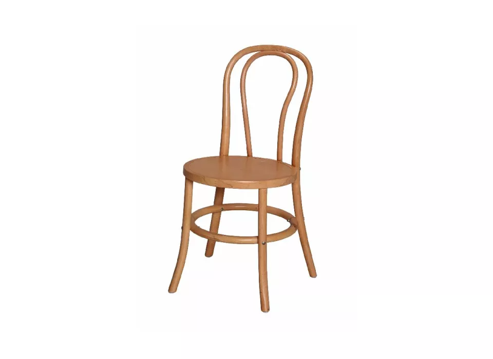 gebogen houten stoel huren
