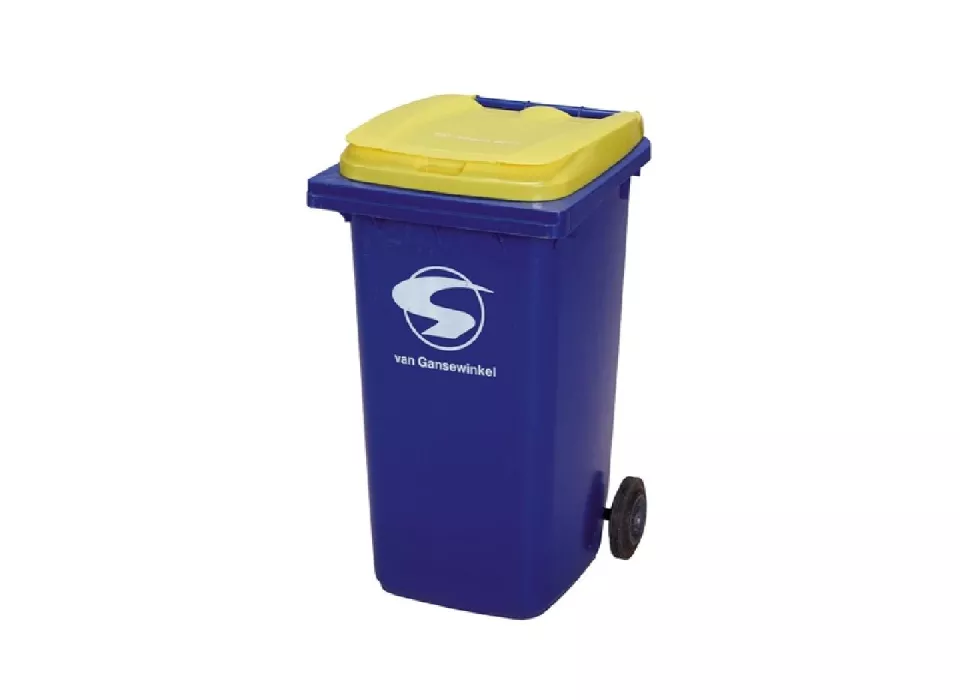 Vuilbak huren blauw